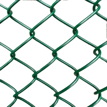 PVC coated electro galvanized chain link fence
