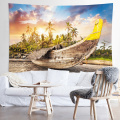 Landscape fabric hanging cloth