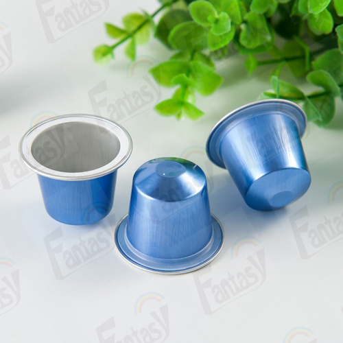 Empty Coffee Capsule 37mm disposable nespresso aluminum foil empty coffee capsule Supplier