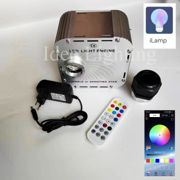 27W RGBW App-Controlled LED Fiber Optic Light Engine Projector with Twinkle Effect