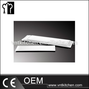 restaurant hotel bulk wedding banquet white cheaper price wholesale ceramic Oblong plates