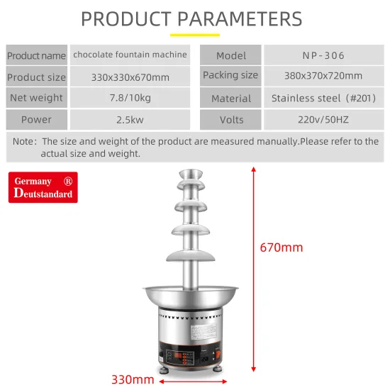 Commercial Chocolate Fountain maker Machine