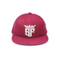 Gorra snapback con bordado de tela de sarga de algodón personalizada