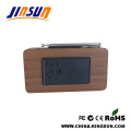 Radio FM fresca con reloj despertador LED