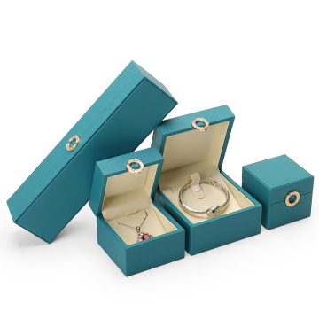 Creative Right Angle PU Leather Jewelry Box for Ring, Necklace, and Bracelet Storage