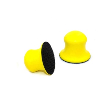 3 Inch Hook and Loop Manual Sanding Pad - Yellow Sanding Disc for Sanders or Polishers