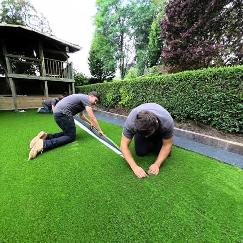 Premium voetbalveld kunstmatige turf