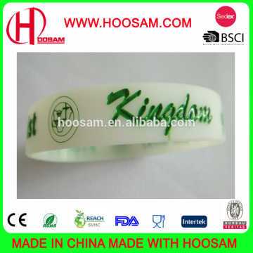 china best quanlity silicon wristband debossed silicone wristbands