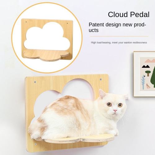 Solid Wood Wall-Mounted Cat Tree DIY