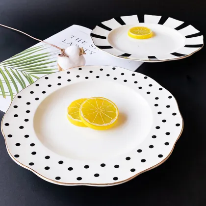 Ceramic dinner dish porcelain plate sets