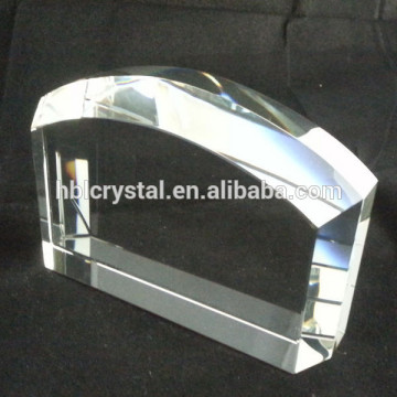 New custom design blank crystal for business gifts