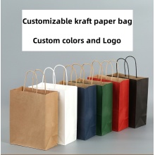 Biodegradable Kraft Paper Takeout Bags