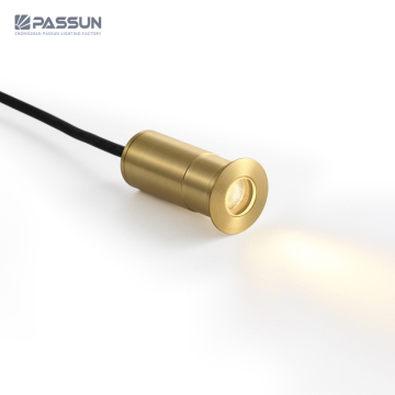 Modern pirinç LED inground bahçe ışığı 1W