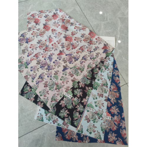 Imitation Acetate Polyester Satin Chiffon Print Fabric