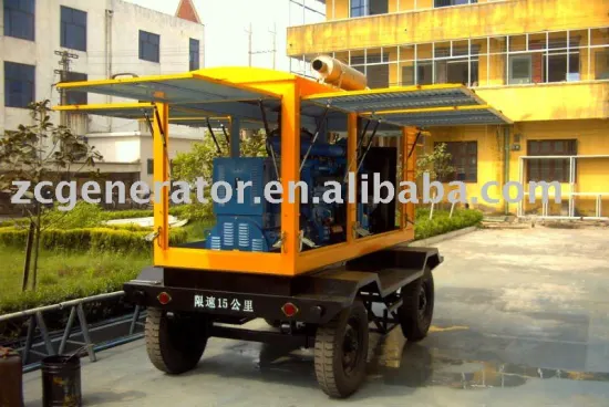 Mobile Power Station of waterproof trailer diesel generator