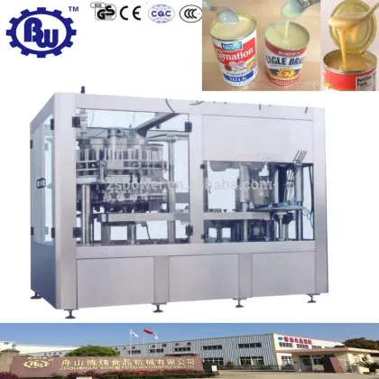China Supplier Tin Can Condensed Milk Filling Machine