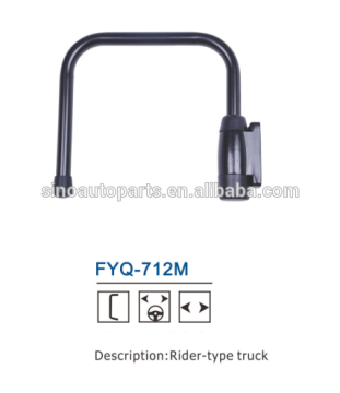 TRUCK MIRROR BRACKET FOR RIDER-TYPE TRUCK