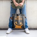 Wicked Grin Pumpkin Canvas Tote Bag