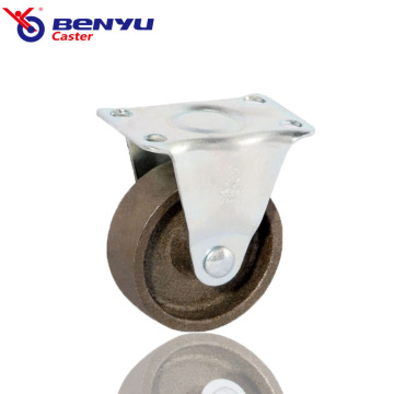 Light Duty Cast-Iron Fixed Caster for Industrial Use