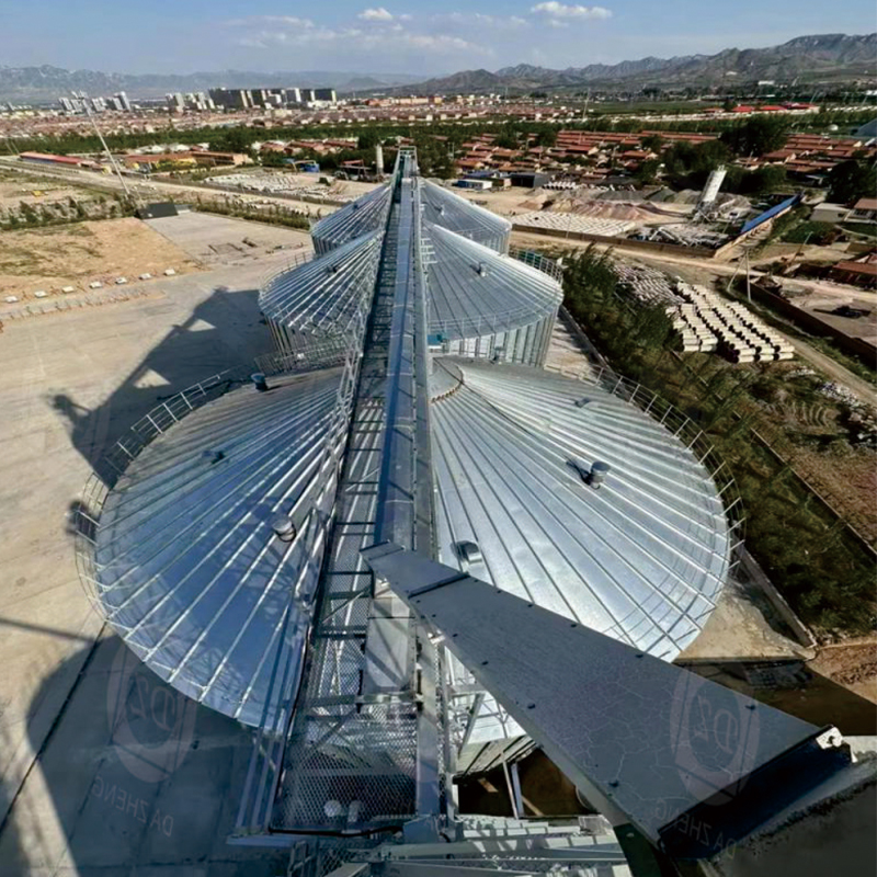 Full cycle grain silos for agriculture