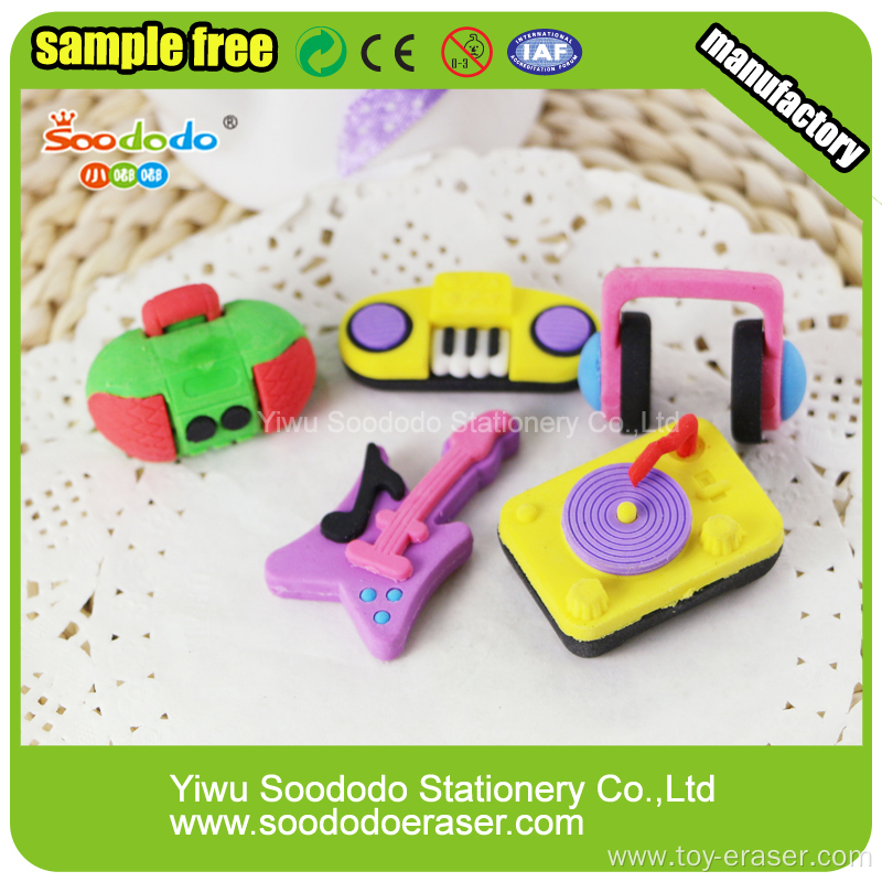 3D various customized animal shaped erasers