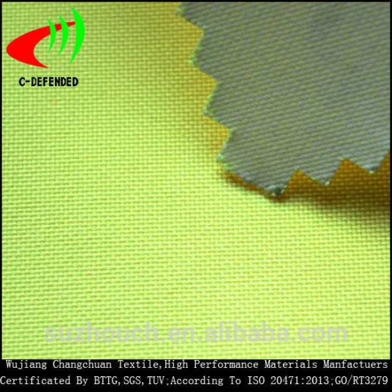 EN471 fluorescent yellow fabric sun reflective oxford fabric