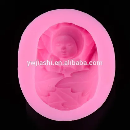 Online China Shop Baby Girl Silicone Soap Mold Handmade For Soap Making