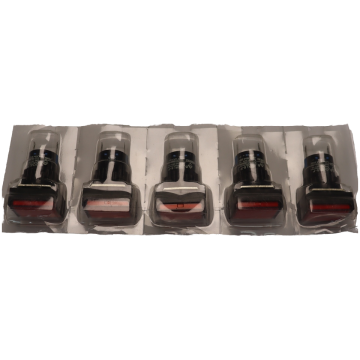 Self-Resetting Self-Locking Red Momentary Action Button Switch with Light