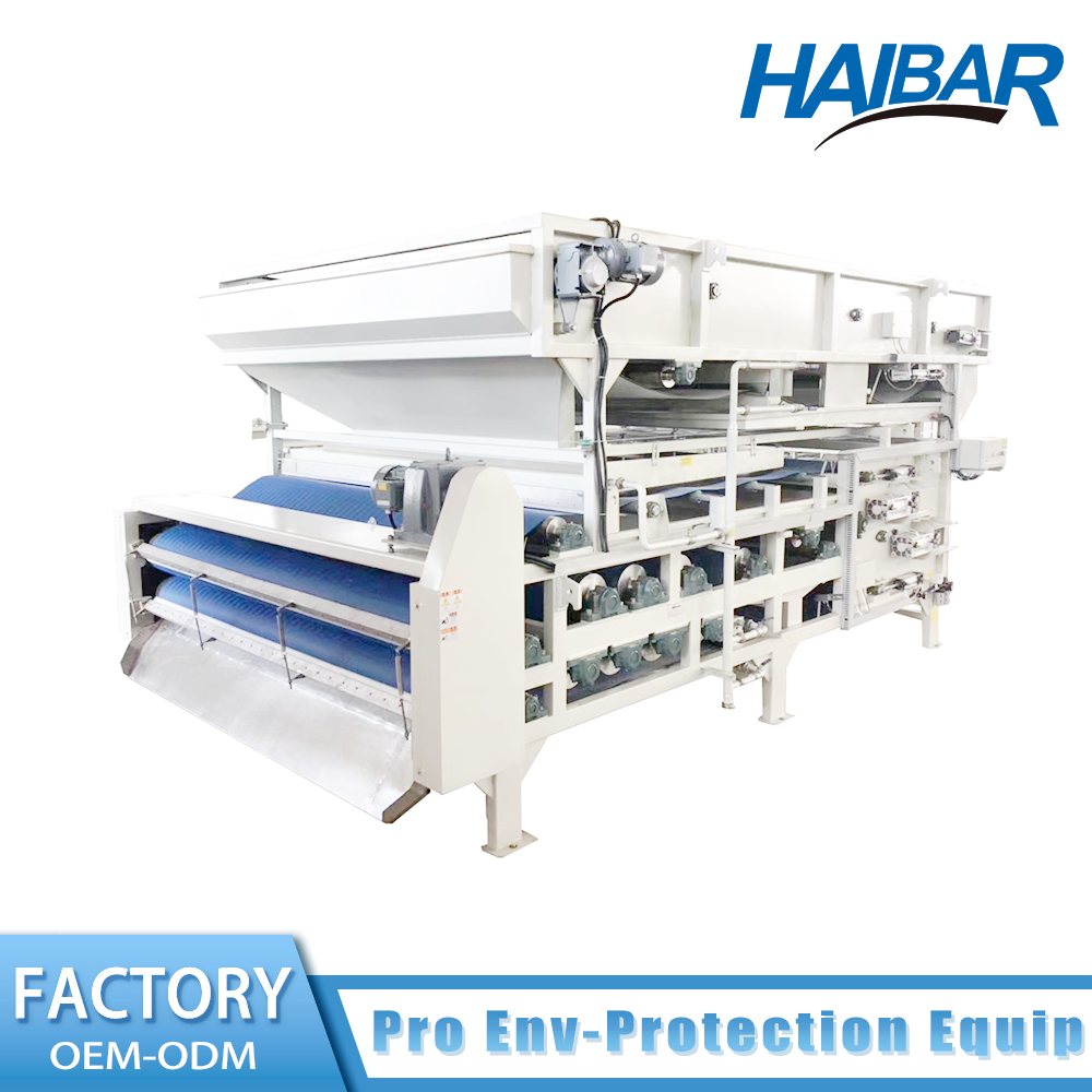 Triple-Belt Gravitational Thickening Dewatering HTE3-2500