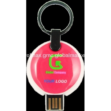 Exquisite small usb flash drive key ring
