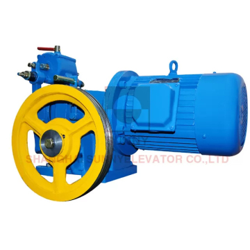 320mm Sheave VVVF/AC1 Control Gear Traction Machine for Home Elevator Parts
