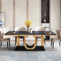 Contemporary luxury home dining room furniture na may puti