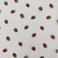 Tessuto in tulle di nylon con glitter alla fragola