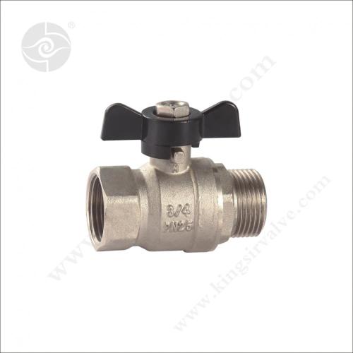 Butterfly Handle Brass Ball Valve KS-667B