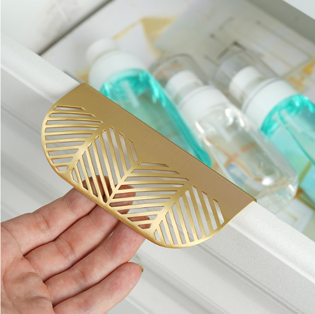 modern brass drawer pulls