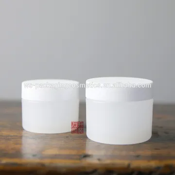 White PP 50 Gram Cream Plastic Jar