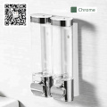 New Design Wall Mounted Hotel Manual ABS Plastic Liquid Shower Gel Automatic infrared Soap Dispenser