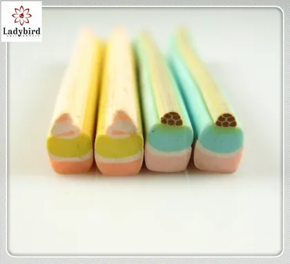 2014 ladybird cute color 3D fimo polymer clay nail art decoration nail fimo art