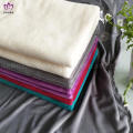 Solid color coral fleece blanket