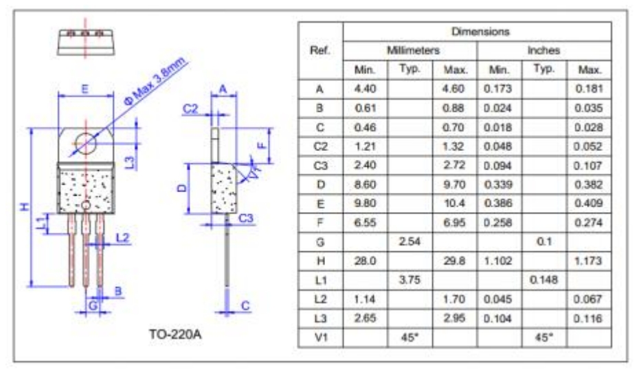 YZPST-T1650H-6I TO-220M2