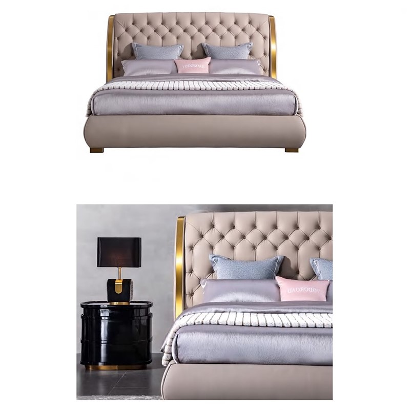 Modern Light Luxury Large Bed