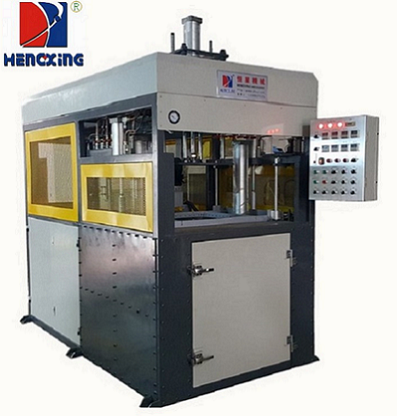 Plastic blister forming machine for thick plastic sheet