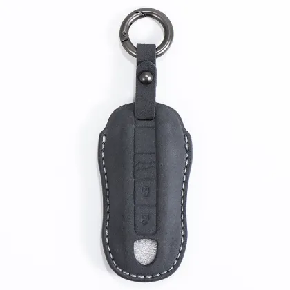 Leather Car Key Bag - Auto Key Holder & Remote Case