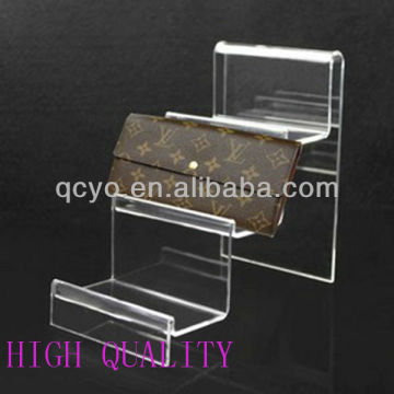 High quality acrylic elegant handbag purse display stand
