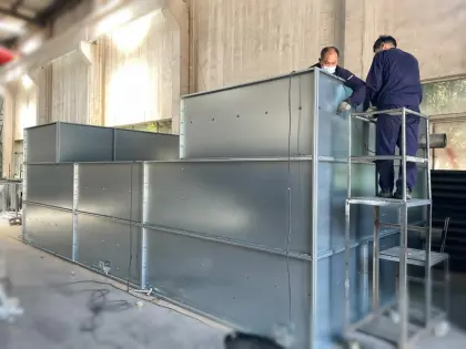 water cooling tower closed