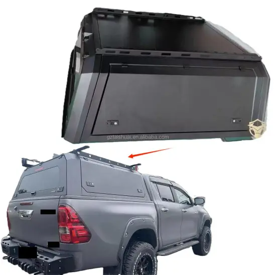 4X4 Truck Accessories: Stainless Steel Hard Top Bed Cover for Hilux Revo 2015-2024