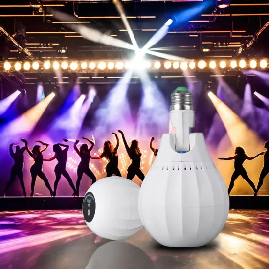 E27 RGBW Battery Operated Party Light for DJ Clubs and Weddings