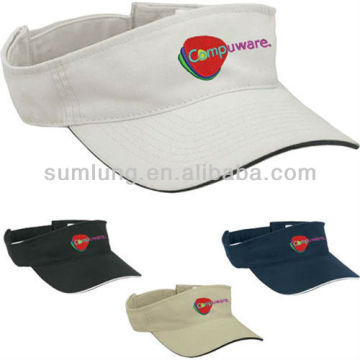 Visor with Sandwich Accent Visor, sport visor