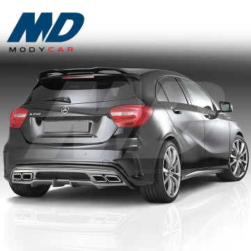 Carbon Fiber Roof Spoiler for 2013-2016 Mercedes-Benz A-Class W176 A180 A200 A250 A260 AMG A45