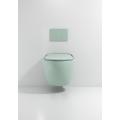 Wall hung toilet with concealed cistern ceramic